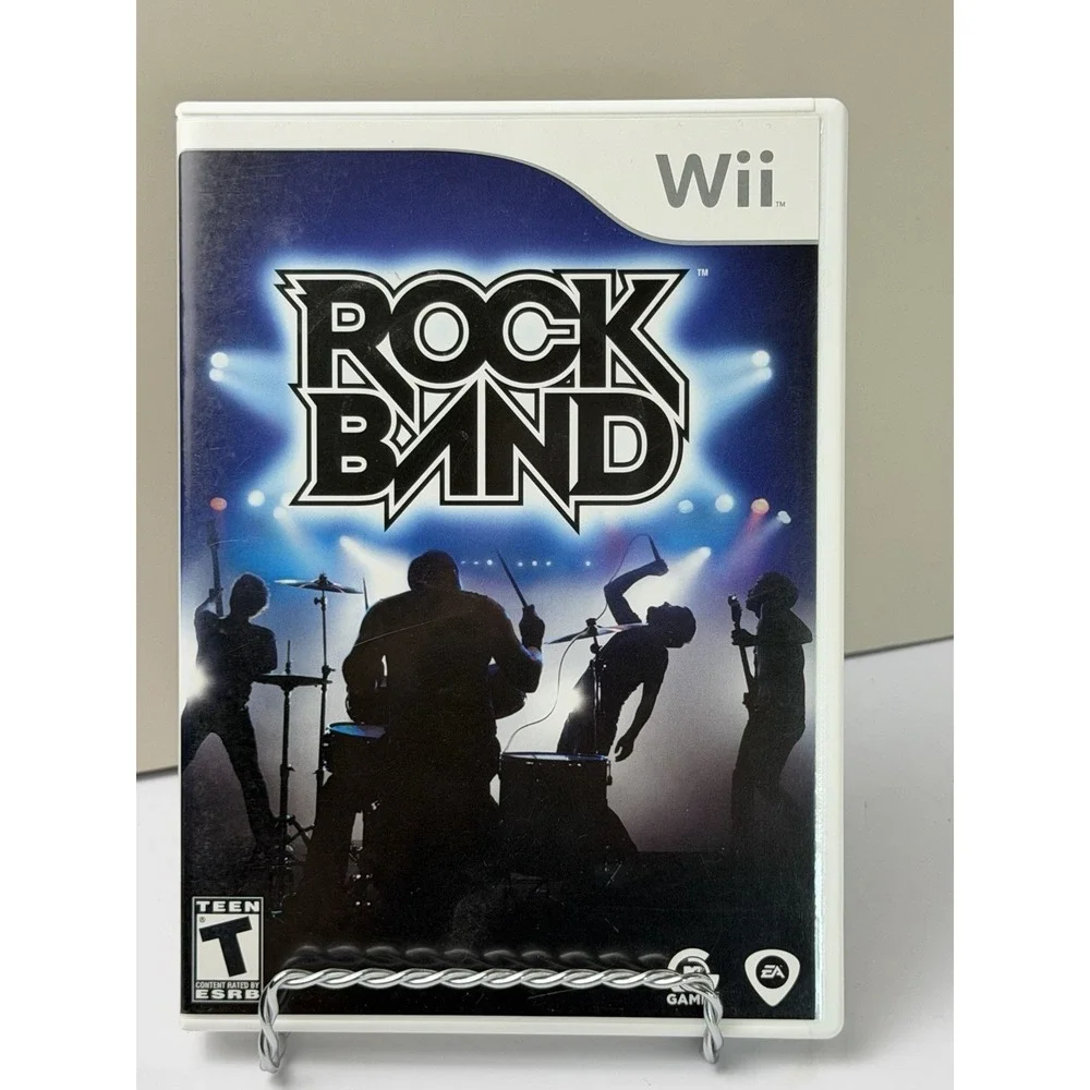Rock Band (Game Only) Wii Game 2008 CIB Complete With Manual
